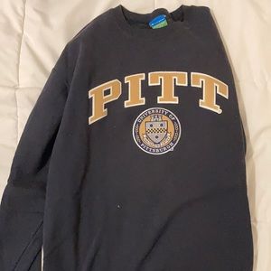 University of Pittsburgh crew neck sweatshirt size L